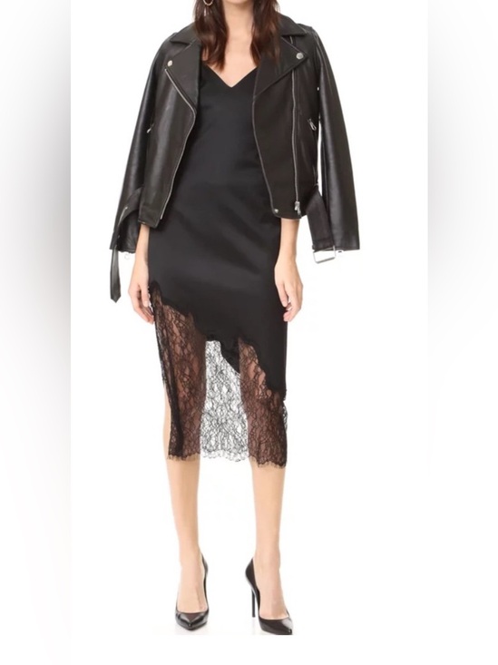 Alice + Olivia Dresses & Skirts - ALICE AND OLIVIA Evalee Side Slit Midi Slip Dress, Size 8